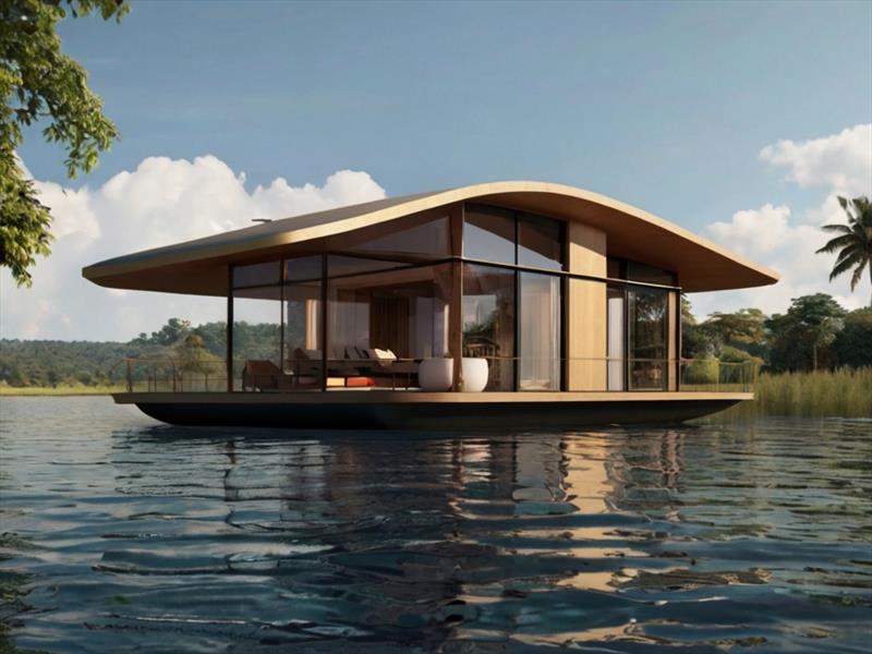 Uganda's first floating house hits the market.