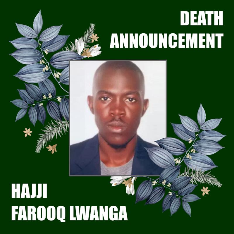 Rest In Peace (RIP) Farooq Lwanga