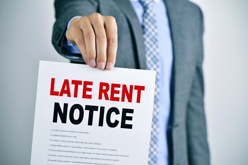 What is a late rent notice?
