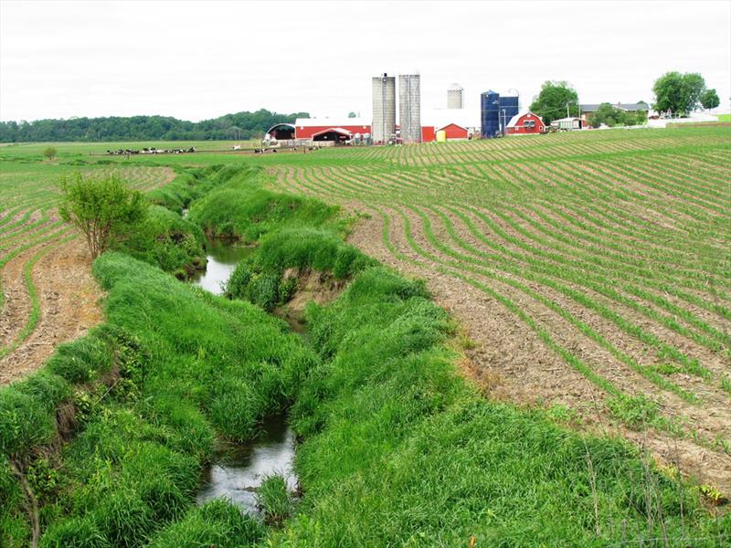 Buying agricultural land with a water source.