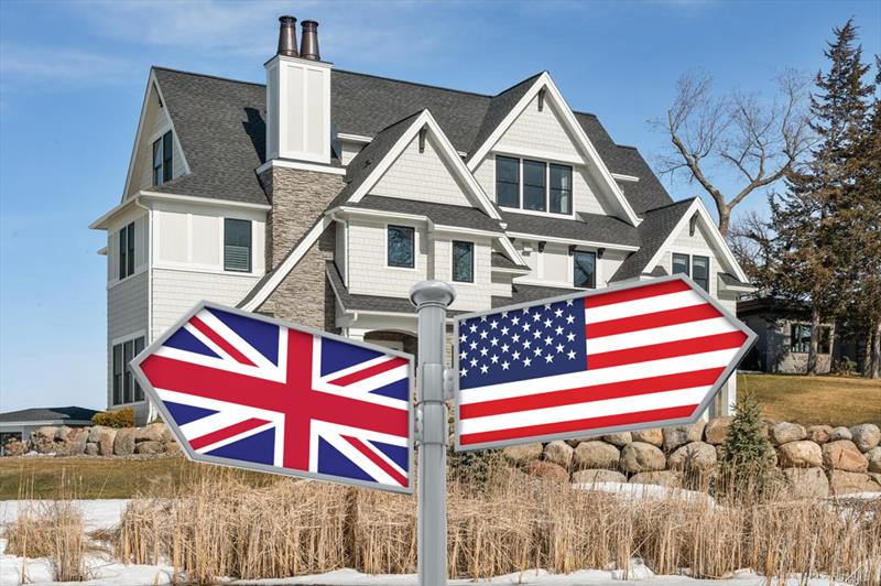 Real estate housing terminology in US vs UK