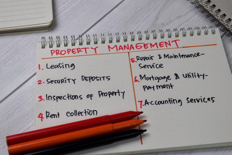 The daily schedule of a property manager