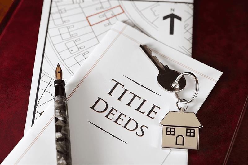 How does the property title search process work?