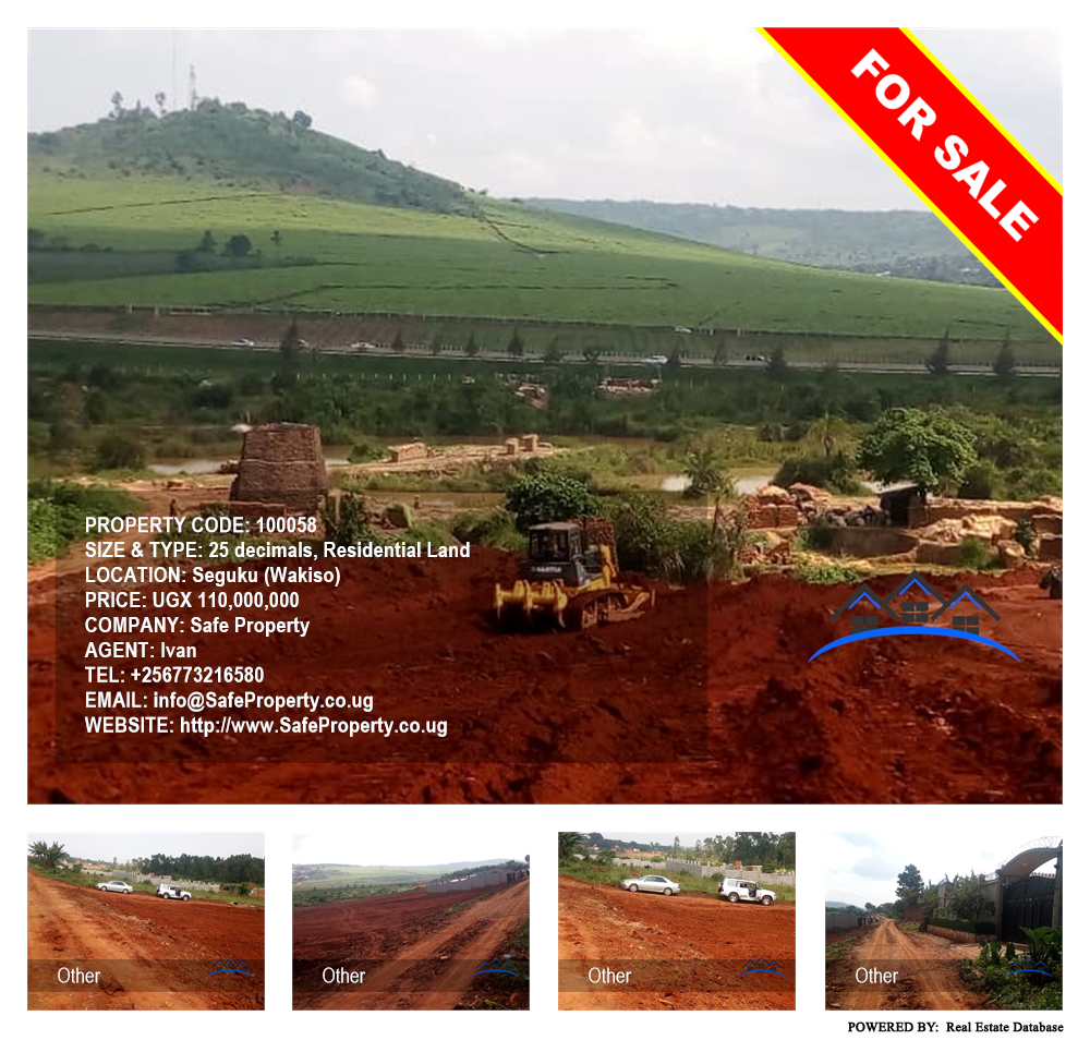 Residential Land  for sale in Seguku Wakiso Uganda, code: 100058