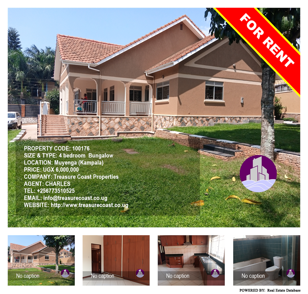 4 bedroom Bungalow  for rent in Muyenga Kampala Uganda, code: 100176