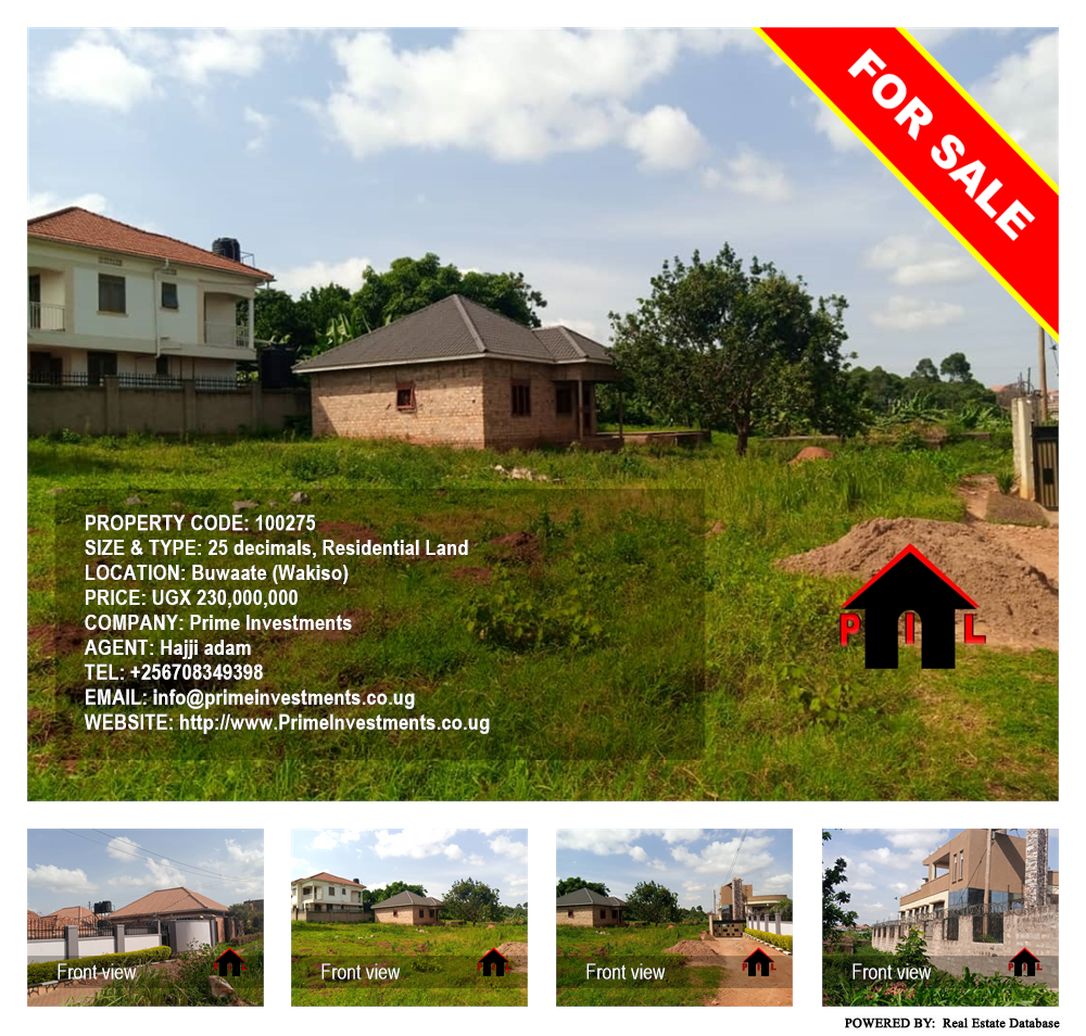 Residential Land  for sale in Buwaate Wakiso Uganda, code: 100275