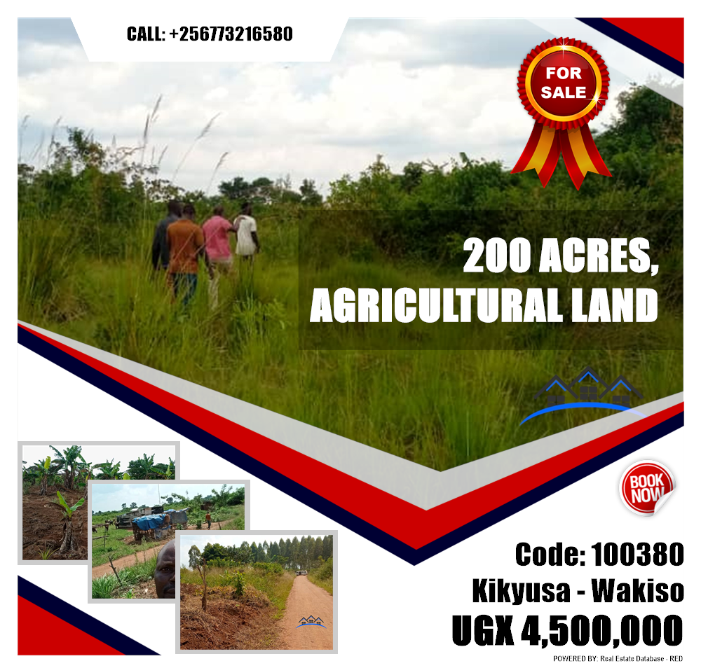 Agricultural Land  for sale in Kikyuusa Wakiso Uganda, code: 100380