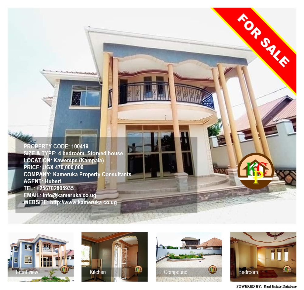 4 bedroom Storeyed house  for sale in Kawempe Kampala Uganda, code: 100419
