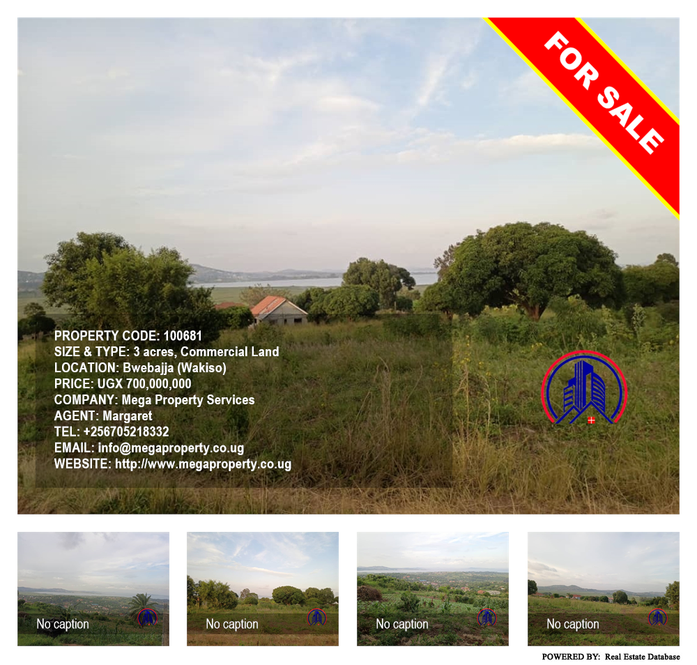 Commercial Land  for sale in Bwebajja Wakiso Uganda, code: 100681
