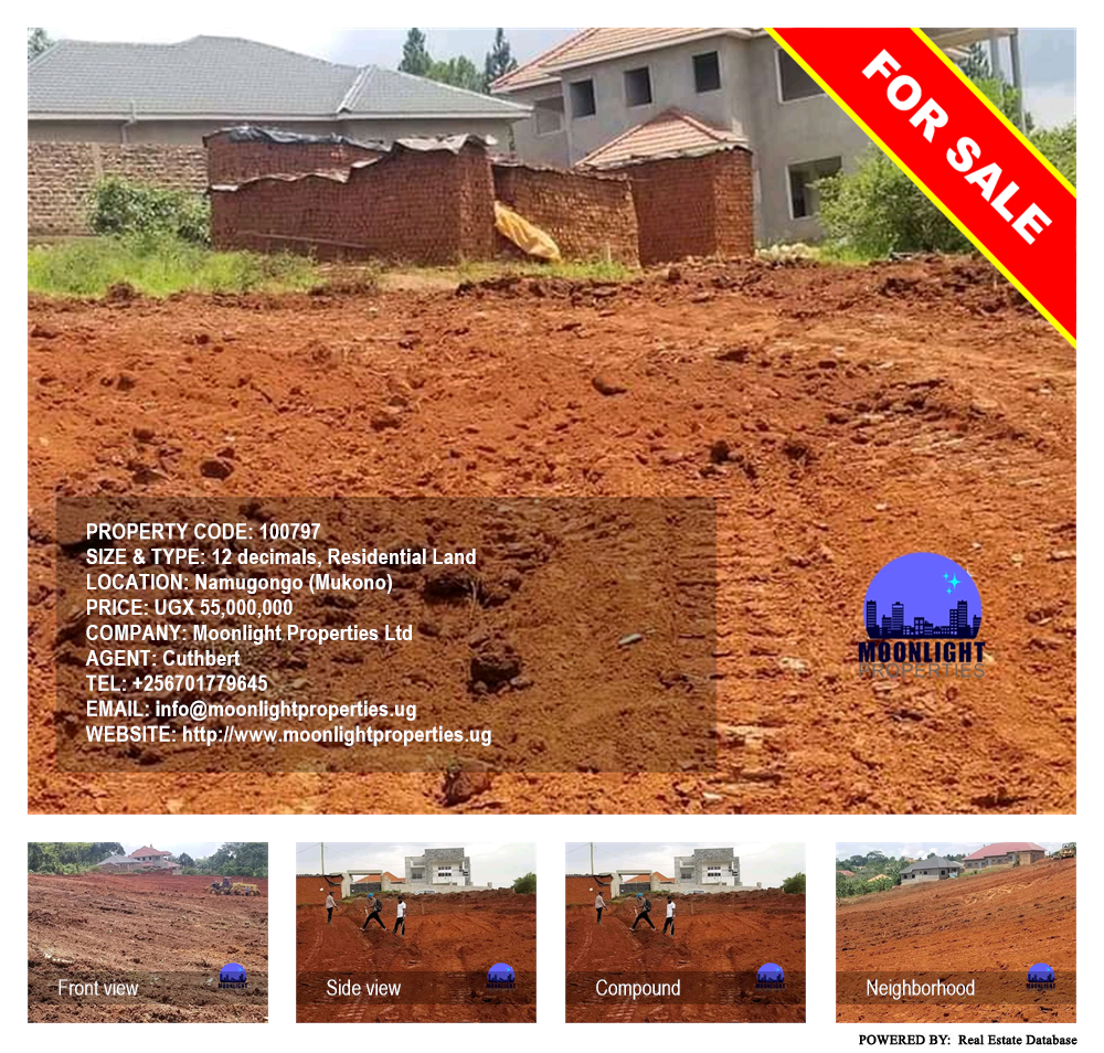 Residential Land  for sale in Namugongo Mukono Uganda, code: 100797