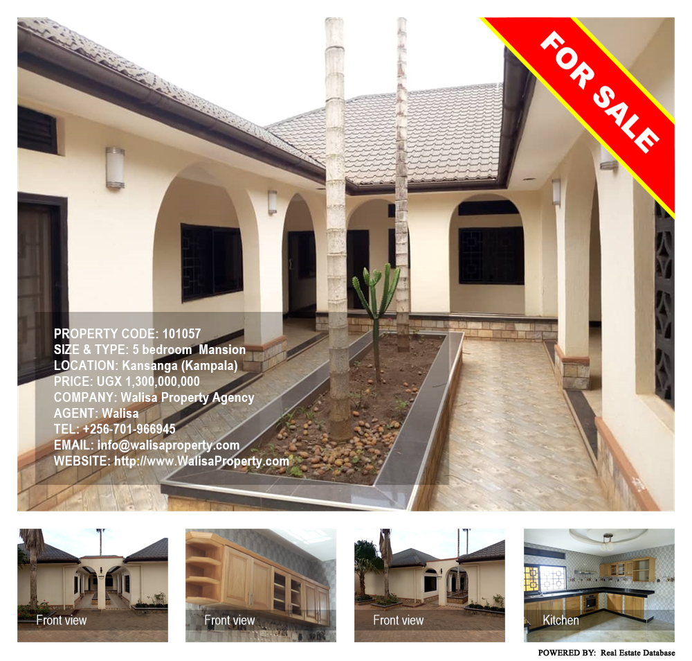 5 bedroom Mansion  for sale in Kansanga Kampala Uganda, code: 101057