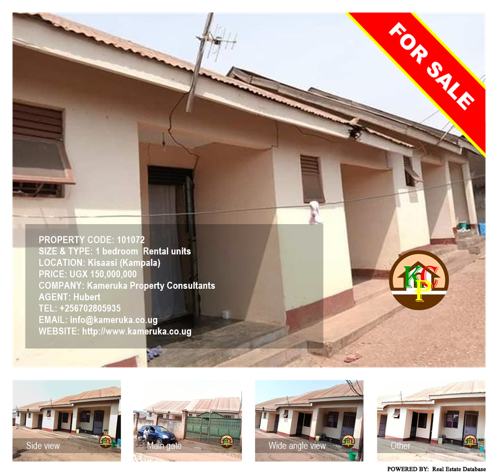1 bedroom Rental units  for sale in Kisaasi Kampala Uganda, code: 101072