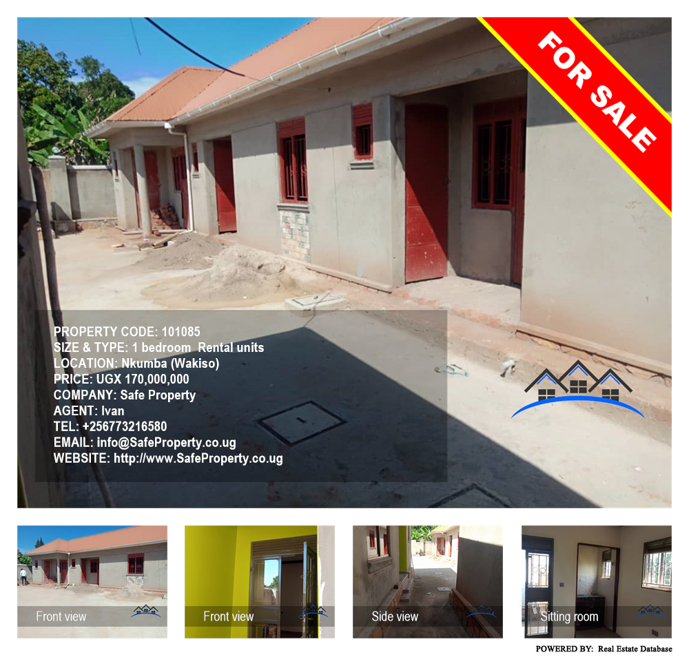 1 bedroom Rental units  for sale in Nkumba Wakiso Uganda, code: 101085