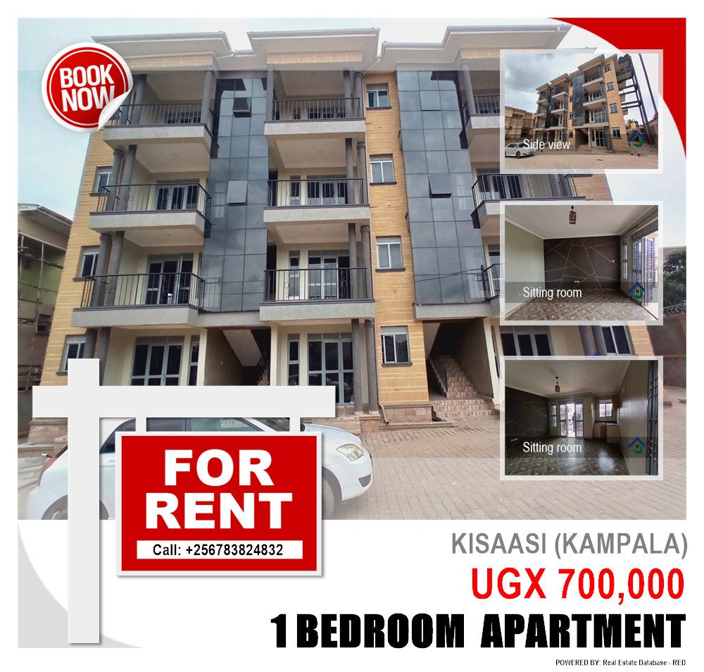 1 bedroom Apartment  for rent in Kisaasi Kampala Uganda, code: 101110