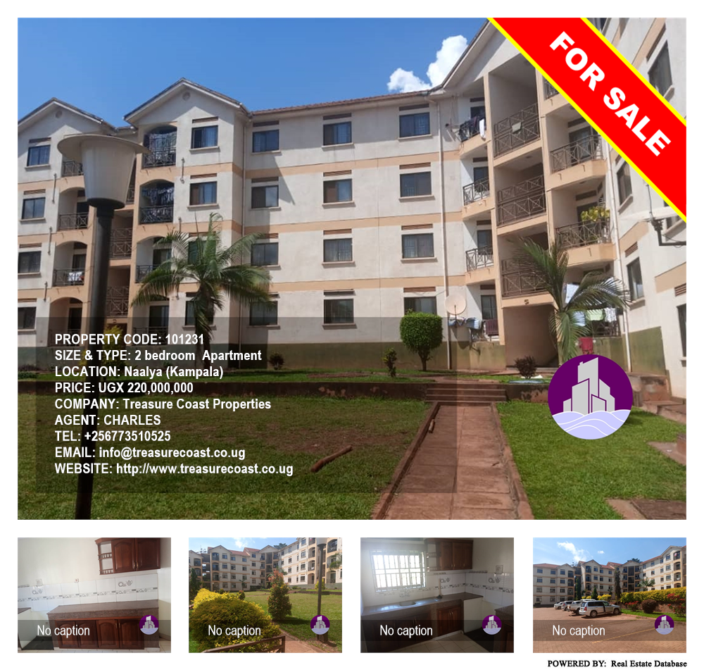 2 bedroom Apartment  for sale in Naalya Kampala Uganda, code: 101231