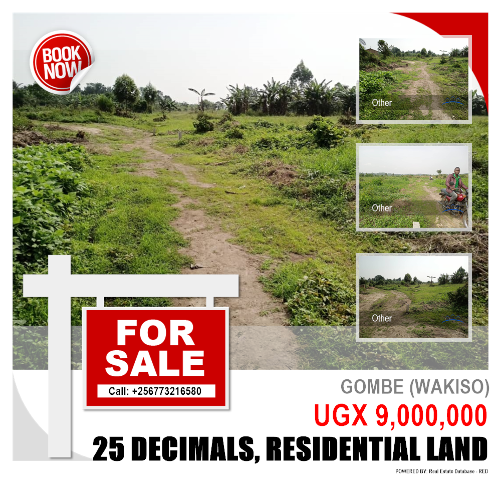 Residential Land  for sale in Gombe Wakiso Uganda, code: 101373