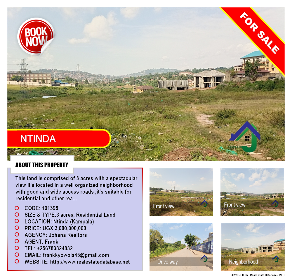 Residential Land  for sale in Ntinda Kampala Uganda, code: 101398