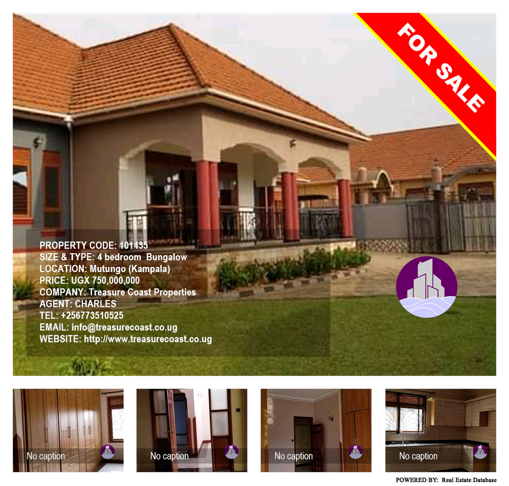 4 bedroom Bungalow  for sale in Mutungo Kampala Uganda, code: 101435