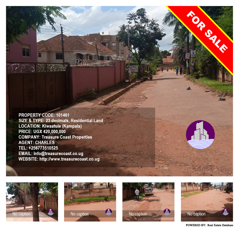 Residential Land  for sale in Kiwaatule Kampala Uganda, code: 101461