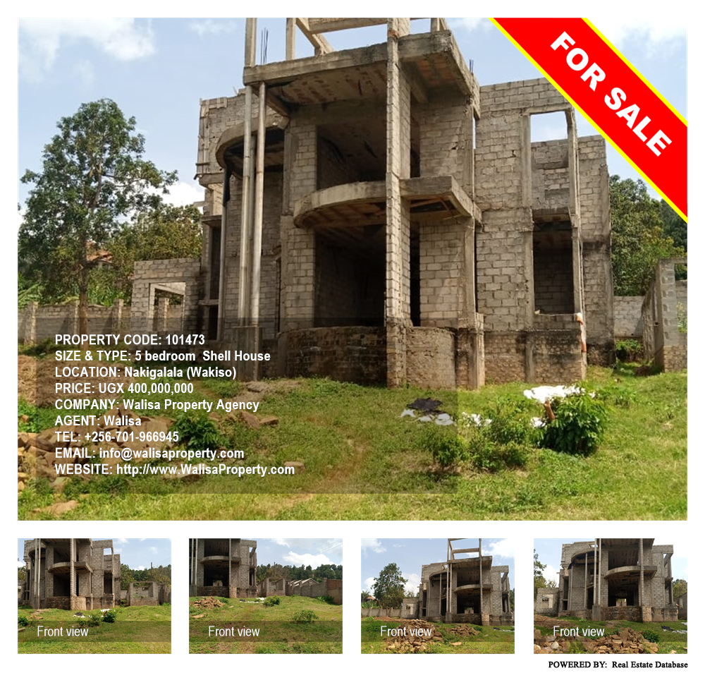 5 bedroom Shell House  for sale in Nakigalala Wakiso Uganda, code: 101473