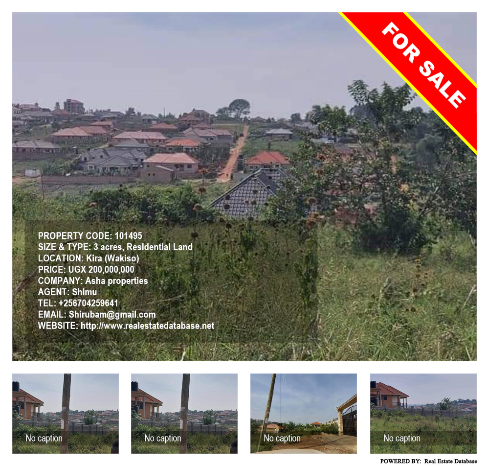 Residential Land  for sale in Kira Wakiso Uganda, code: 101495