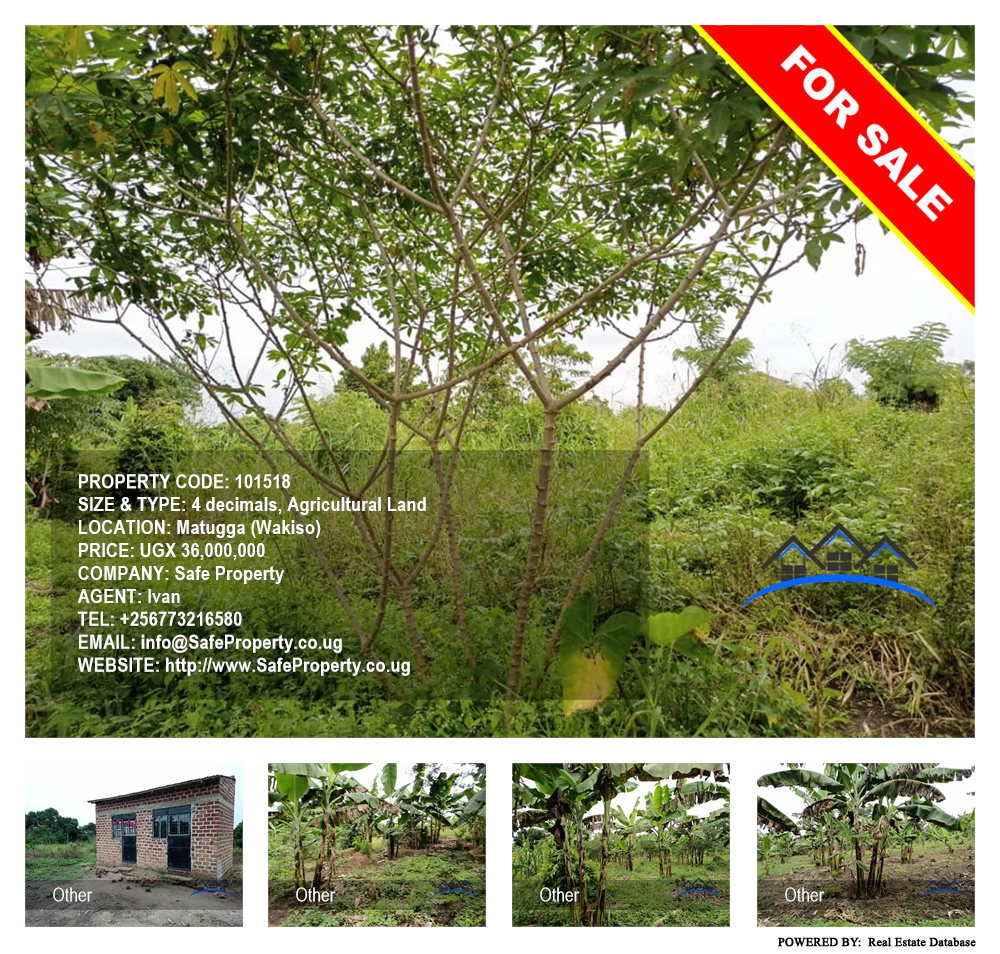 Agricultural Land  for sale in Matugga Wakiso Uganda, code: 101518