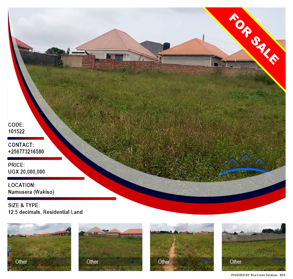 Residential Land  for sale in Namusela Wakiso Uganda, code: 101522