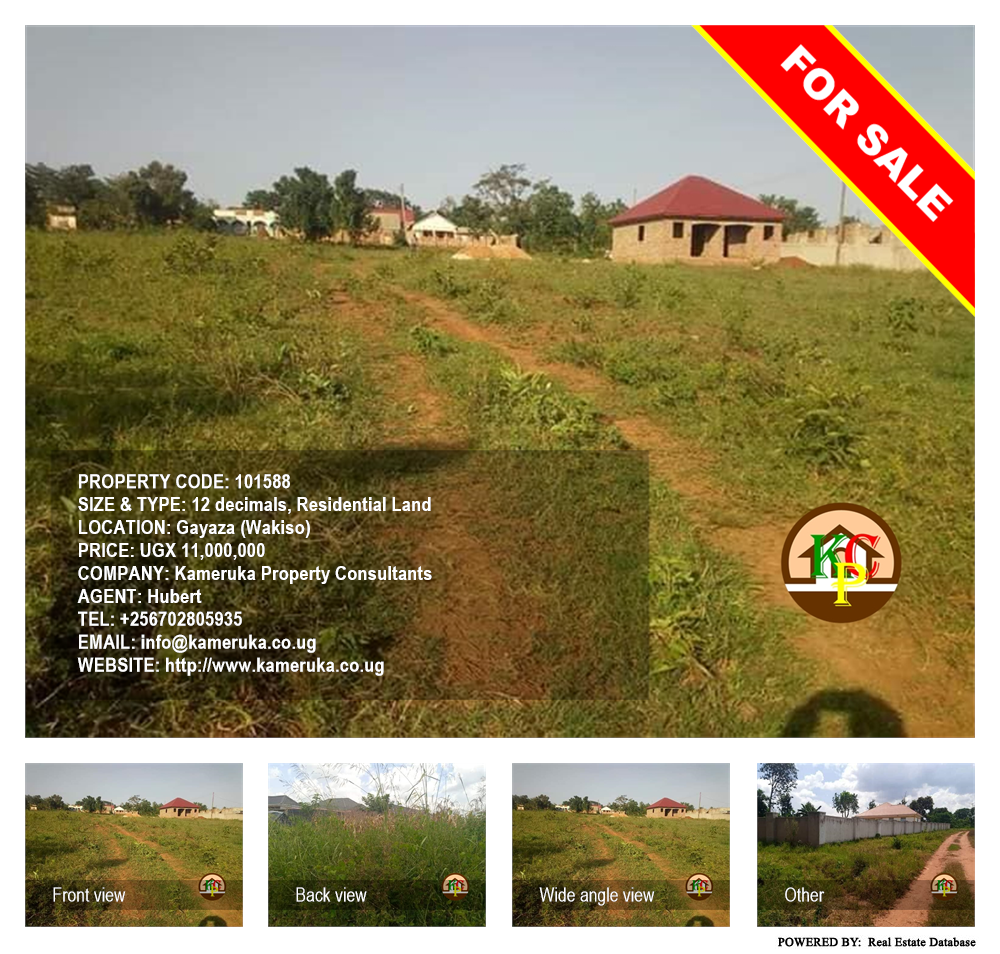 Residential Land  for sale in Gayaza Wakiso Uganda, code: 101588
