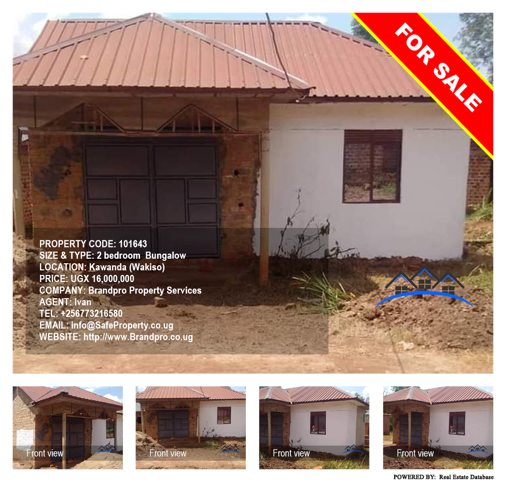 2 bedroom Bungalow  for sale in Kawanda Wakiso Uganda, code: 101643
