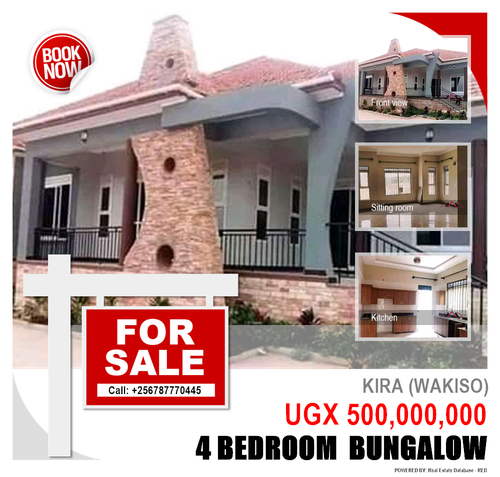 4 bedroom Bungalow  for sale in Kira Wakiso Uganda, code: 101693