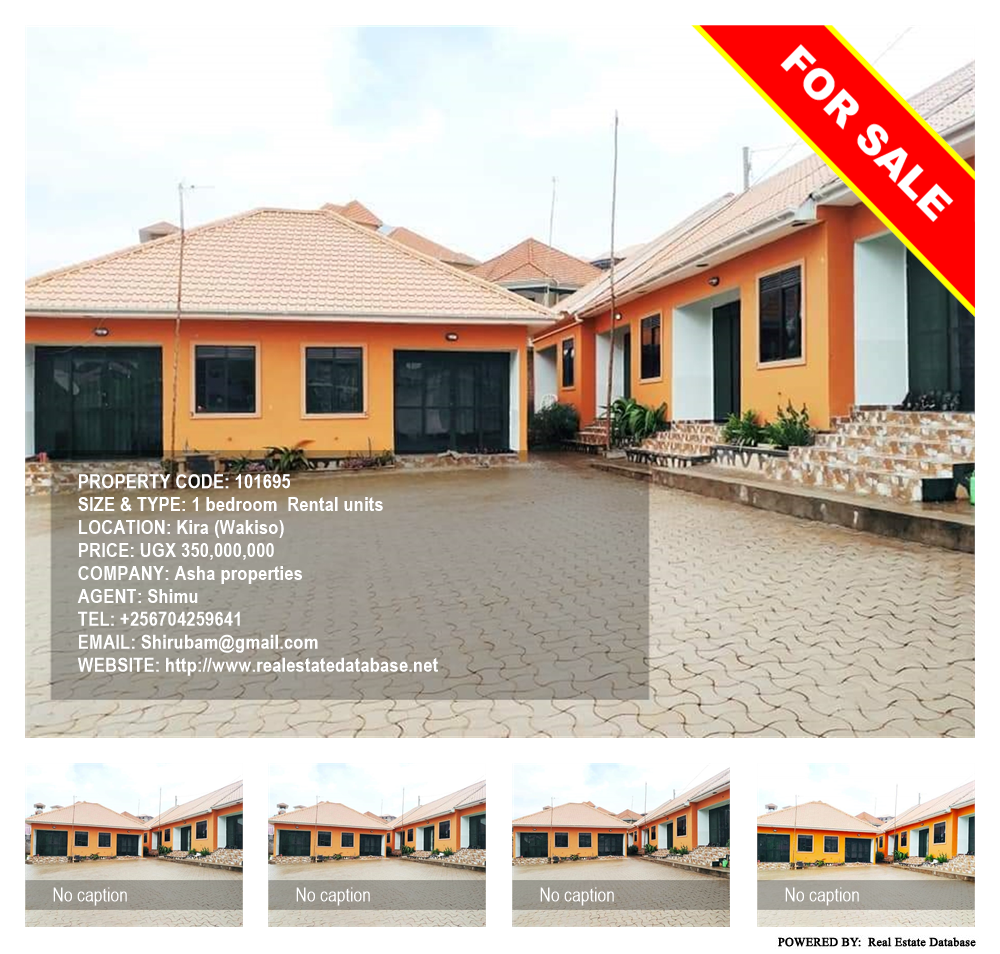 1 bedroom Rental units  for sale in Kira Wakiso Uganda, code: 101695