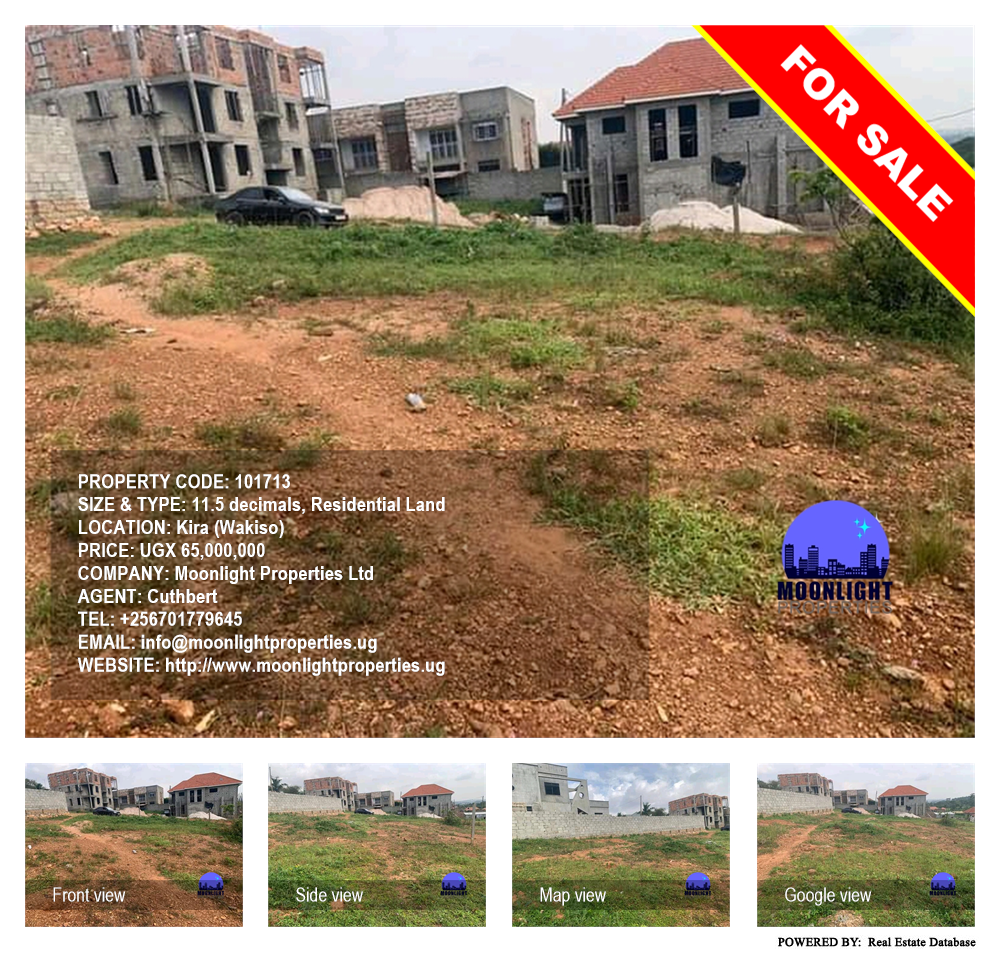 Residential Land  for sale in Kira Wakiso Uganda, code: 101713