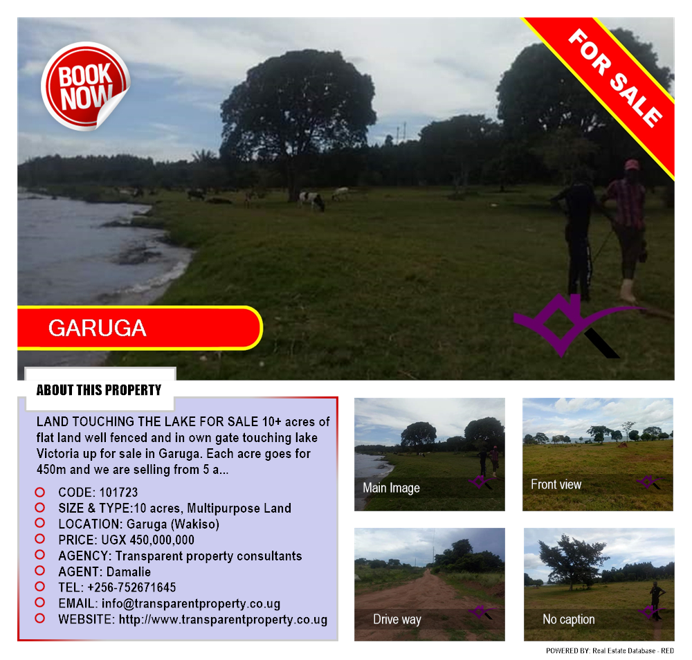 Multipurpose Land  for sale in Garuga Wakiso Uganda, code: 101723