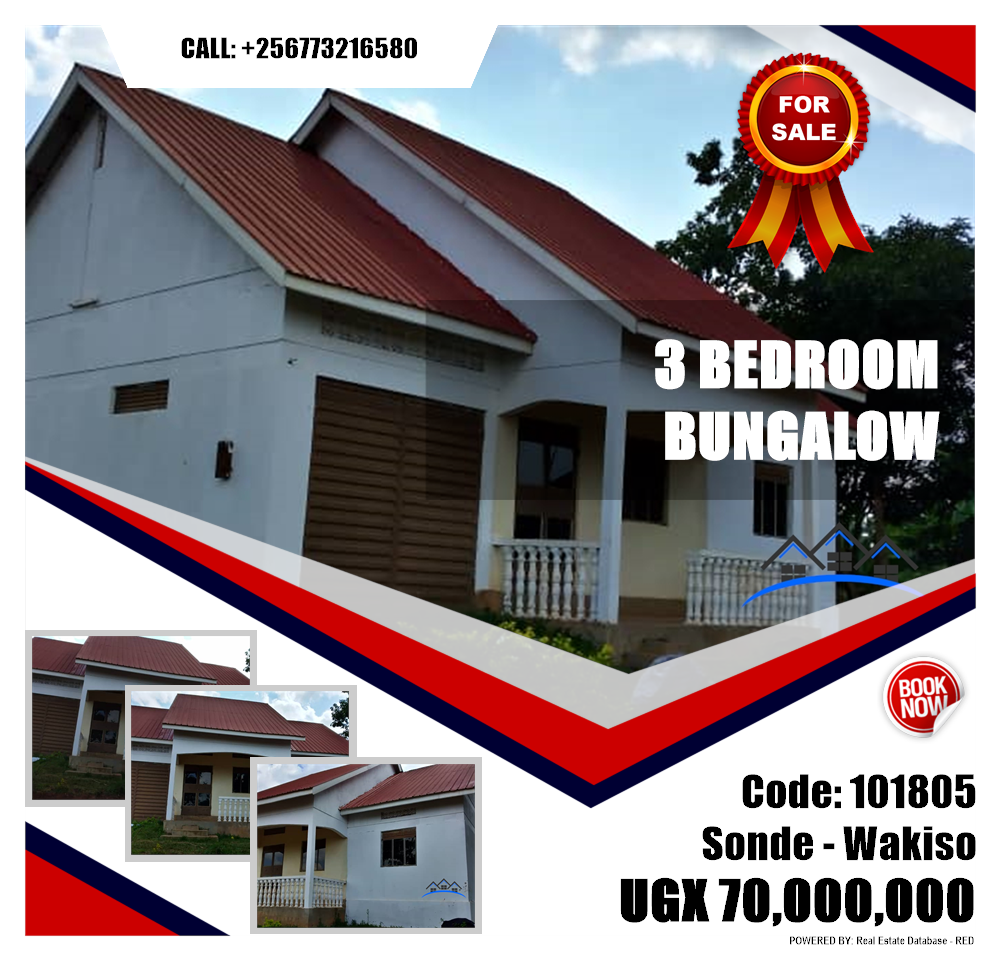 3 bedroom Bungalow  for sale in Sonde Wakiso Uganda, code: 101805