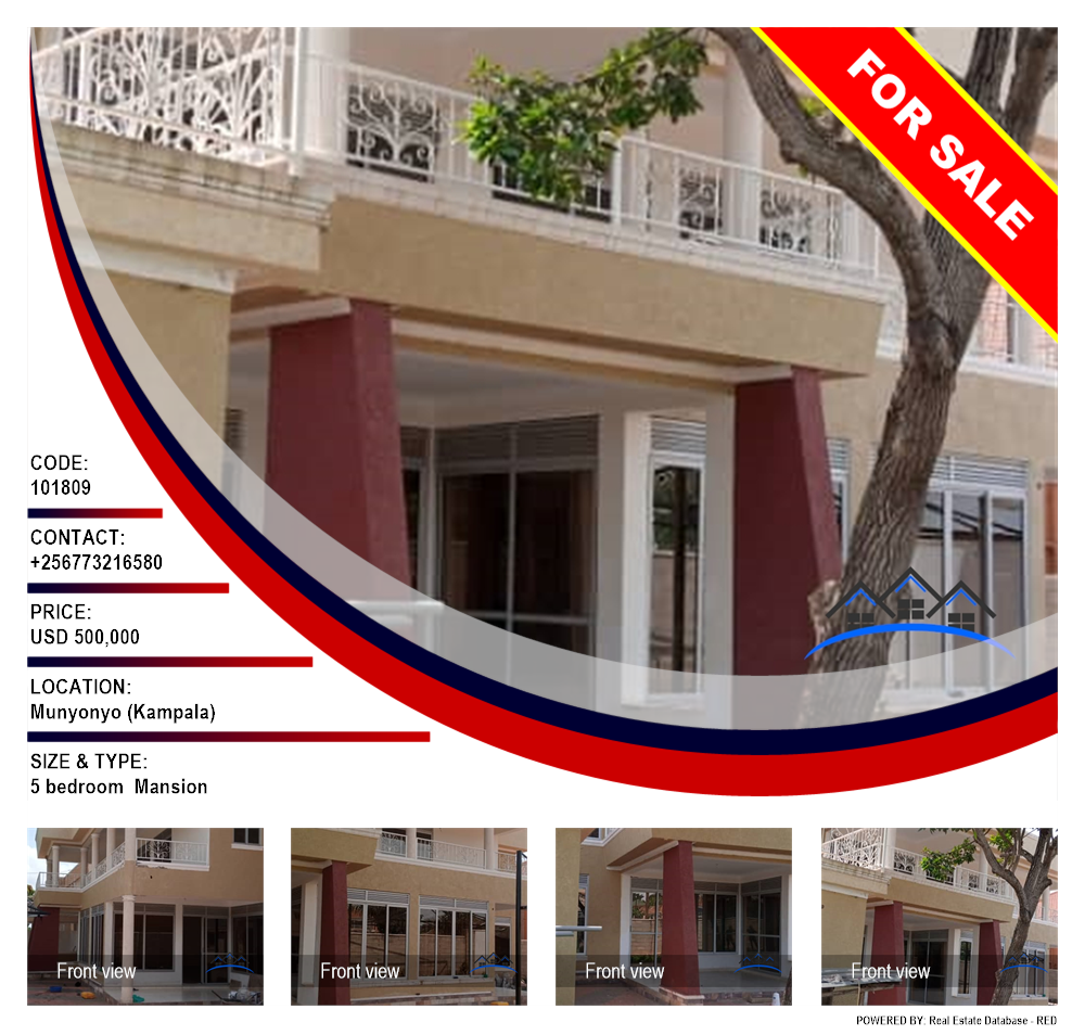 5 bedroom Mansion  for sale in Munyonyo Kampala Uganda, code: 101809