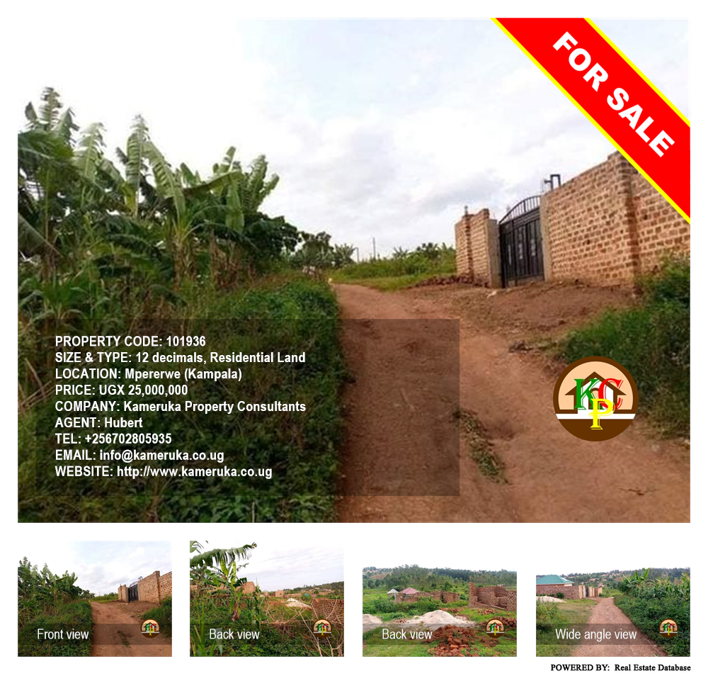 Residential Land  for sale in Mpererwe Kampala Uganda, code: 101936