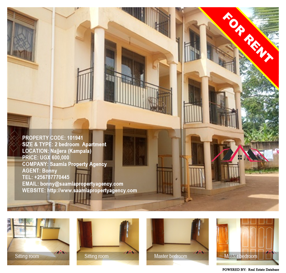 2 bedroom Apartment  for rent in Najjera Kampala Uganda, code: 101941