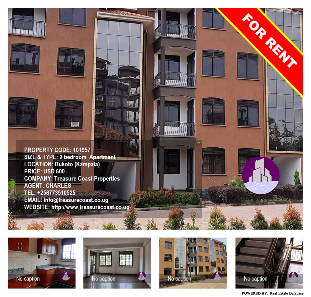 2 bedroom Apartment  for rent in Bukoto Kampala Uganda, code: 101957