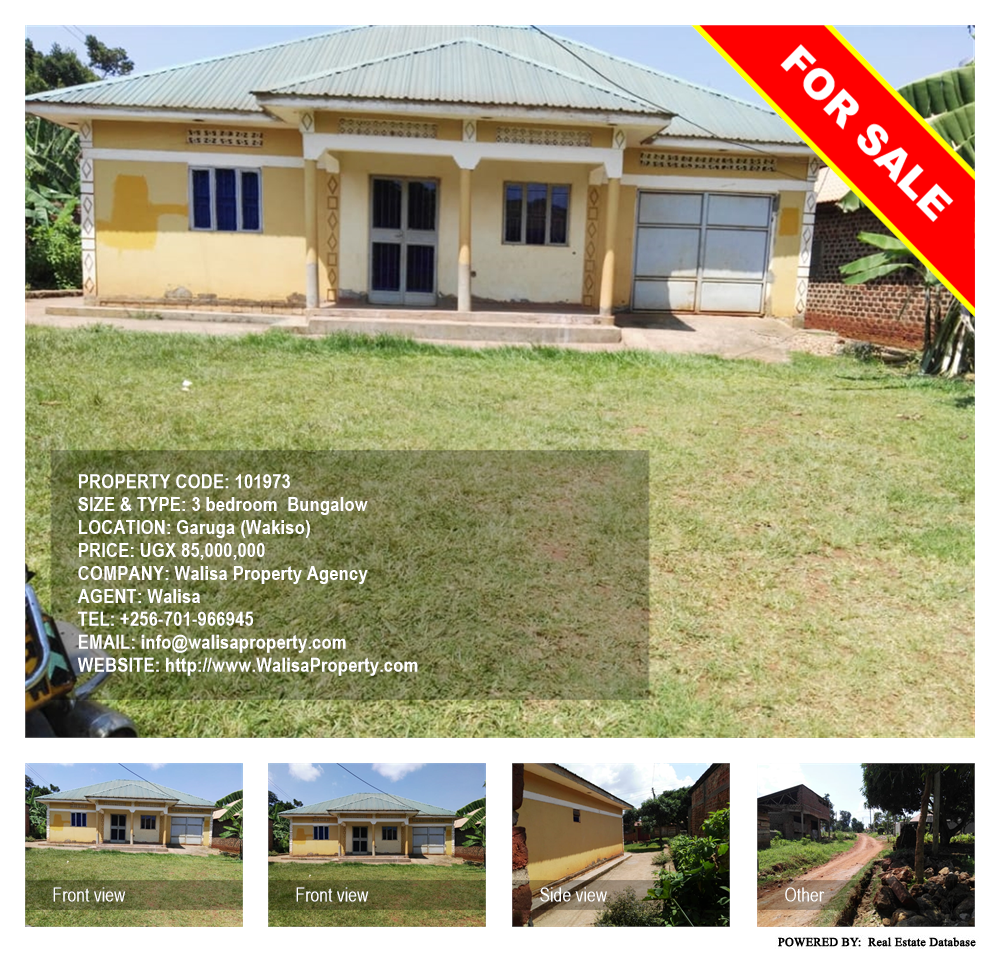 3 bedroom Bungalow  for sale in Garuga Wakiso Uganda, code: 101973