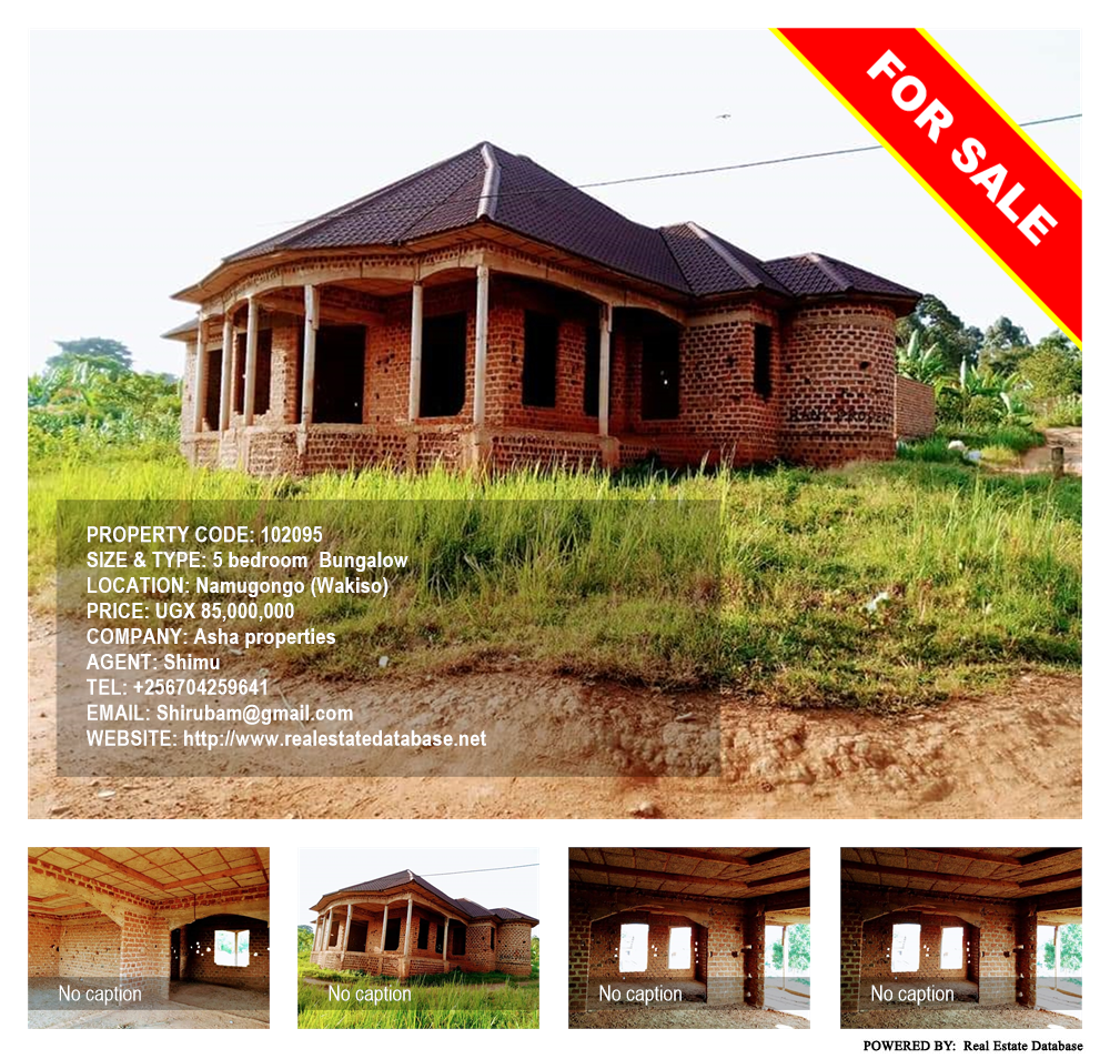 5 bedroom Bungalow  for sale in Namugongo Wakiso Uganda, code: 102095