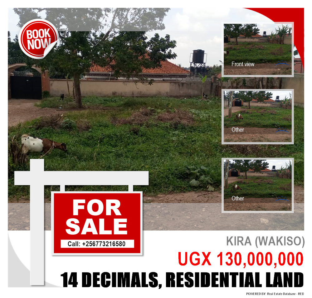 Residential Land  for sale in Kira Wakiso Uganda, code: 102185