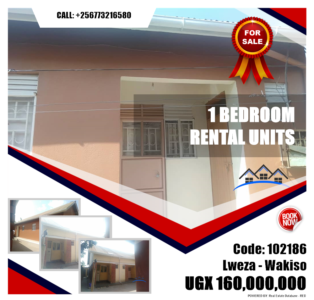 1 bedroom Rental units  for sale in Lweza Wakiso Uganda, code: 102186