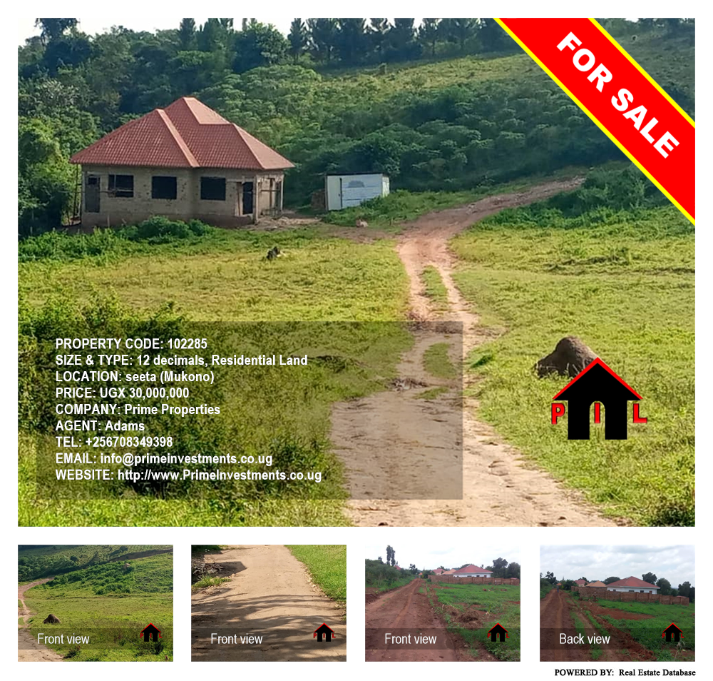 Residential Land  for sale in Seeta Mukono Uganda, code: 102285
