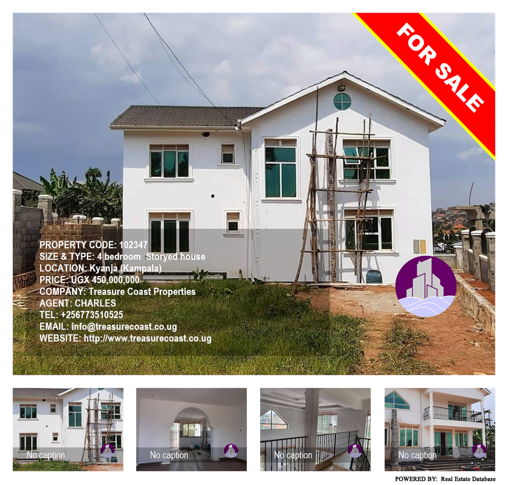 4 bedroom Storeyed house  for sale in Kyanja Kampala Uganda, code: 102347
