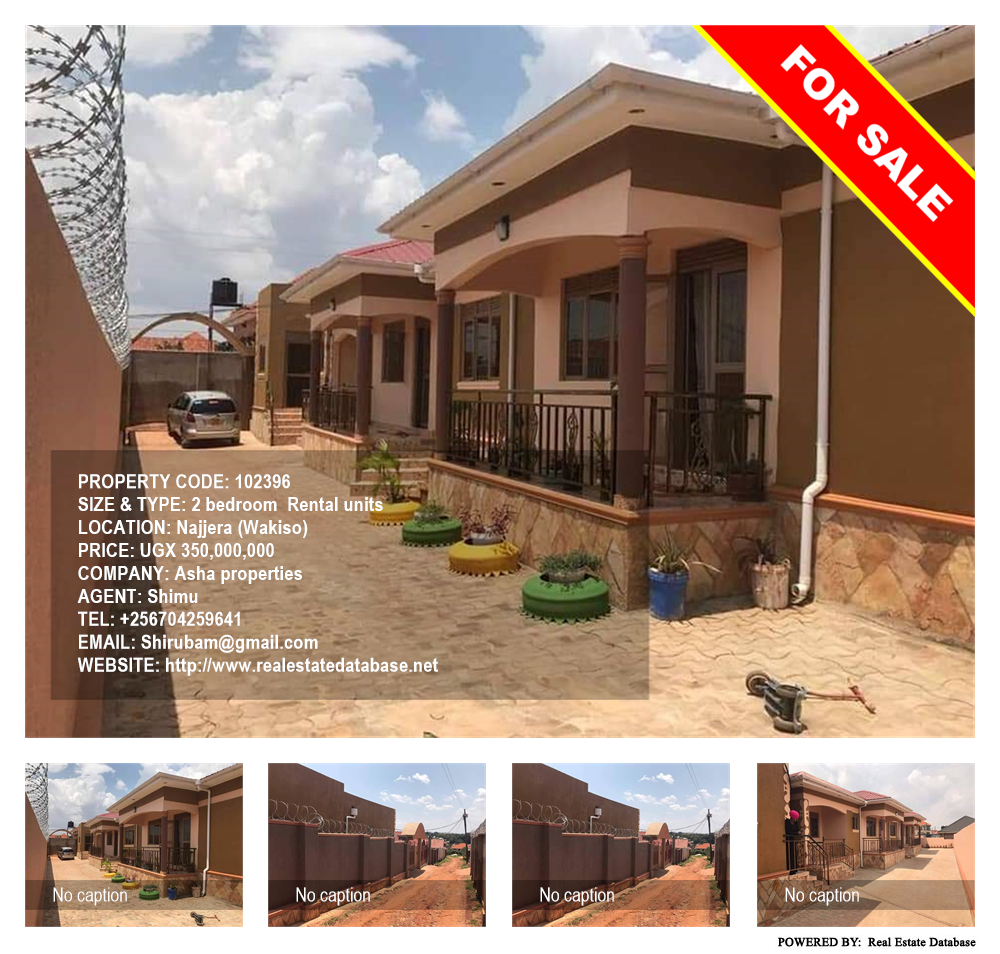2 bedroom Rental units  for sale in Najjera Wakiso Uganda, code: 102396