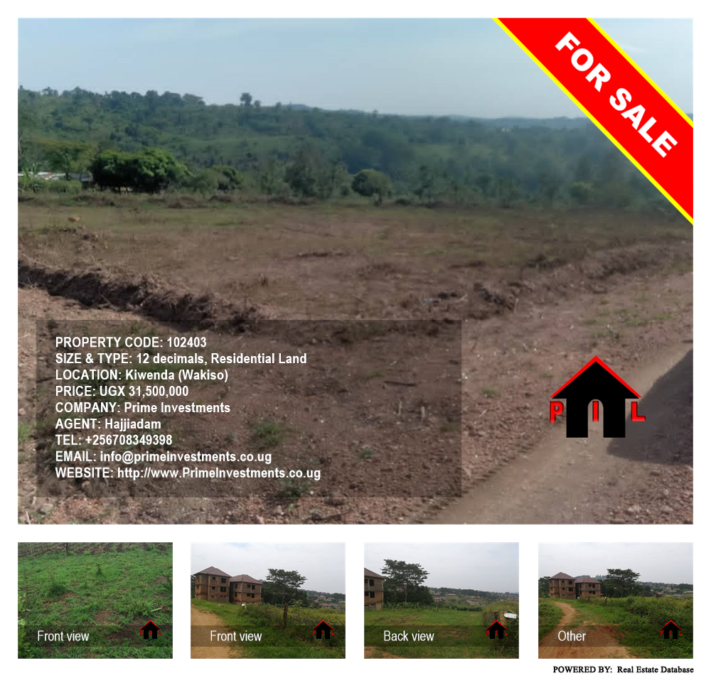 Residential Land  for sale in Kiwenda Wakiso Uganda, code: 102403