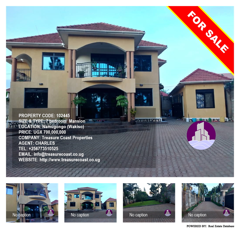 7 bedroom Mansion  for sale in Namugongo Wakiso Uganda, code: 102445