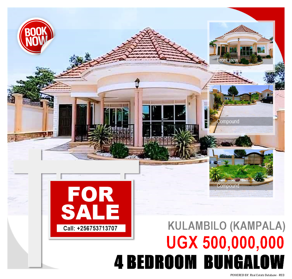 4 bedroom Bungalow  for sale in Kulambilo Kampala Uganda, code: 102506