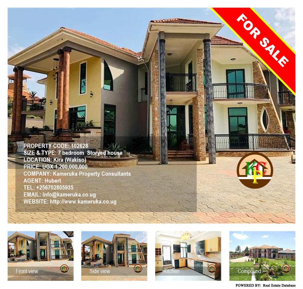 7 bedroom Storeyed house  for sale in Kira Wakiso Uganda, code: 102628