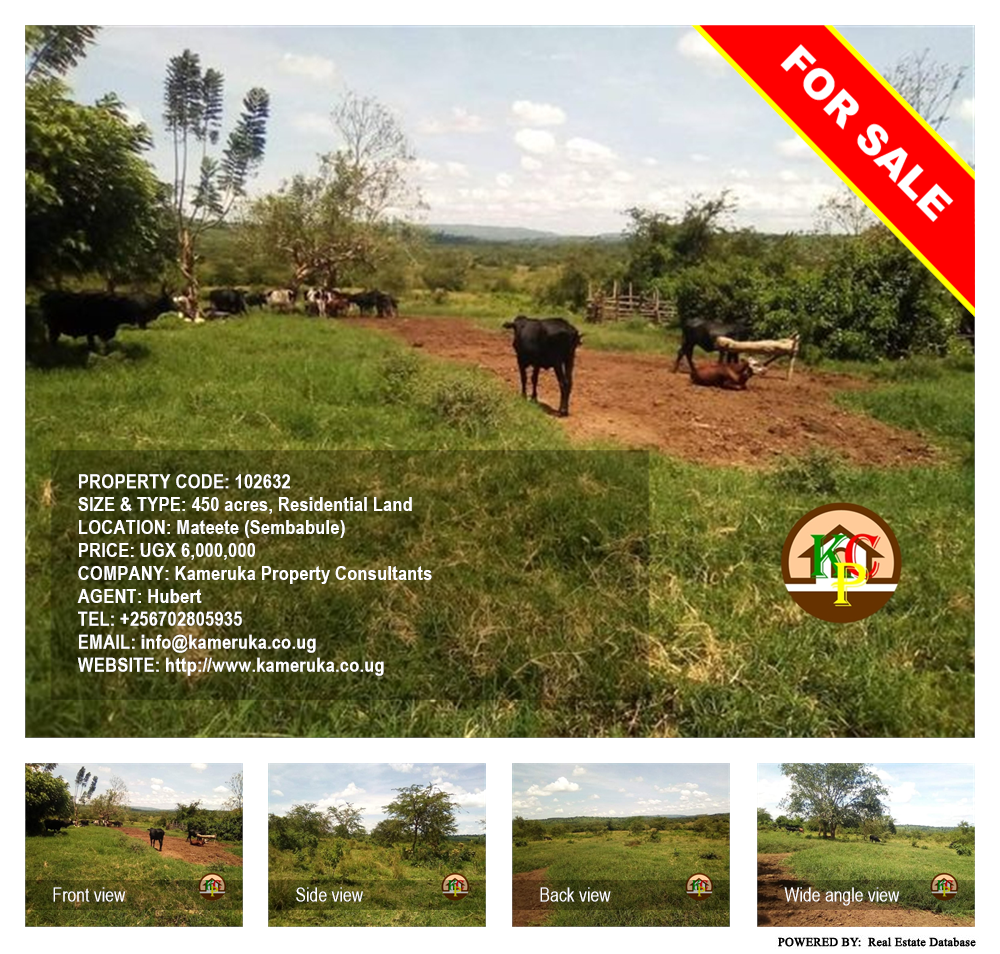 Residential Land  for sale in Mateete Sembabule Uganda, code: 102632